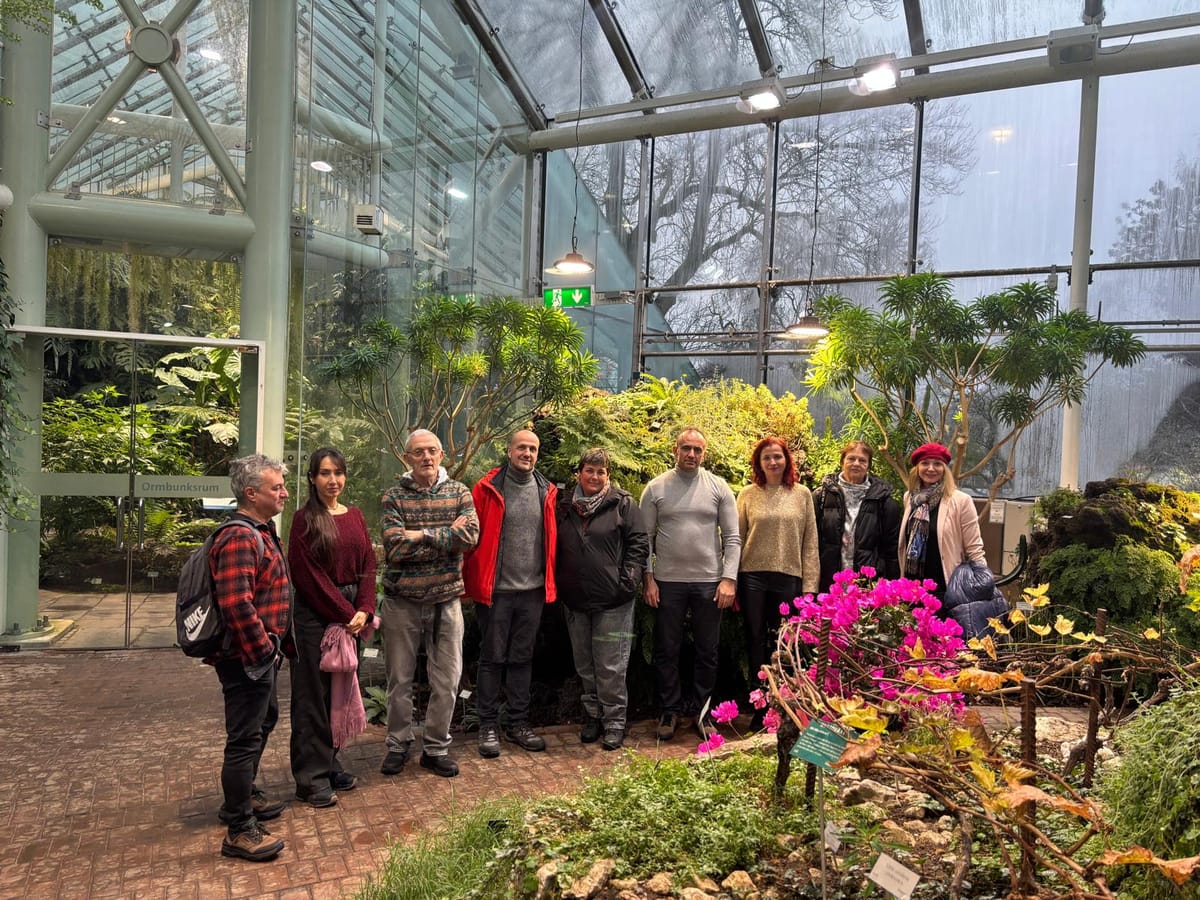 At the Botanical Garden, Stockholm