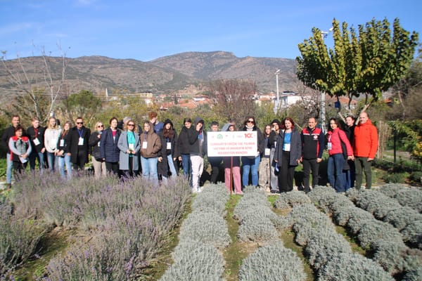 At the 100 herbs herbary, Izmir